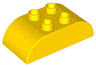 Duplo, Brick 2 x 4 Slope Curved Double