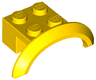 Vehicle, Mudguard 4 x 2 1/2 x 1 with Arch Round
