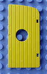 Duplo Door / Window Pane 1 x 4 x 5 with Porthole and Vertical Grooves
