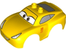 Duplo Car Body 2 Top Studs Sports Coupe with Cars Cruz Ramirez Pattern