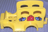 Duplo Car Body School Bus with Books Pattern (fits over Car Base 2 x 6)