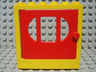 Fabuland Door Frame 2 x 6 x 5 with Red Door (x610 / fabak3)