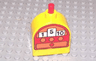 Duplo Brick with Working Ringer Button on Curved Top, Cash Register Pattern