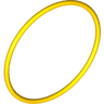 Rubber Belt Extra Large (Round Cross Section) - Approx. 4 1/8 x 4 1/8
