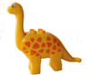 Duplo Dinosaur Brachiosaurus Adult with Orange Spots Pattern