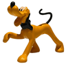 Dog, Disney with Black Collar, Ears, Nose and Tail, White Eyes Pattern (Pluto)