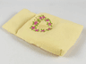 Belville Cloth Pouch, Child with Heart Wreath, Roses and Crown Pattern