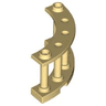 Fence 4 x 4 x 2 Quarter Round Spindled with 2 Studs
