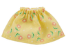 Belville, Clothes Skirt Medium with Dark Pink Flowers and White Spots Pattern