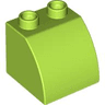 Duplo, Brick 2 x 2 x 1 1/2 Slope Curved