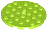 Plate, Round 6 x 6 with Hole