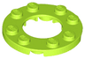 Plate, Round 4 x 4 with 2 x 2 Round Open Center