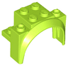 Vehicle, Mudguard 4 x 2 1/2 x 2 1/3 with Arch Round