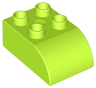 Duplo, Brick 2 x 3 Slope Curved