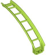 Train, Track Roller Coaster Ramp Large Upper Part, 6 Bricks Elevation