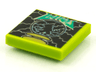 Tile 2 x 2 with BeatBit Album Cover - Werewolf in Plasma Globe Pattern