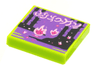 Tile 2 x 2 with BeatBit Album Cover - Will-o'-the-Wisps and Trees Pattern