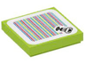Tile 2 x 2 with Super Mario Scanner Code Iggy Pattern (Sticker) - Set 71412
