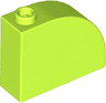 Slope, Curved 3 x 1 x 2 with Hollow Stud