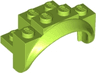Vehicle, Mudguard 4 x 2 1/2 x 2 with Arch Round, Solid Studs, and Rounded Legs