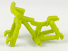 Bicycle Frame, Heavy Mountain Bike with Handlebars