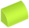 Slope, Curved 1 x 2 with Bottom Stud Holder