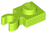 Plate, Modified 1 x 1 with Open O Clip Thick (Vertical Grip)