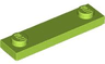 Plate, Modified 1 x 4 with 2 Studs with Groove