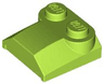 Slope, Curved 2 x 2 x 2/3 with 2 Studs and Curved Sides, Lip End
