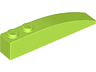 Slope, Curved 6 x 1 with 2 Studs
