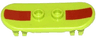 Minifigure, Utensil Skateboard Deck with Dark Red Stripe Pattern