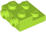 Plate, Modified 2 x 2 x 2/3 with 2 Studs on Side - Hollow Bottom Tube