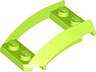 Wedge 4 x 3 Open with Cutout and 4 Studs