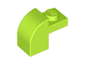 Slope, Curved 2 x 1 x 1 1/3 with Recessed Stud