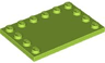 Tile, Modified 4 x 6 with Studs on Edges