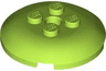 Brick, Round 4 x 4 x 2/3 Dome Top with Hole