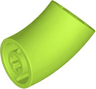 Brick, Round 2 x 2 D. 45 degrees Elbow (25.5mm Standing Height)