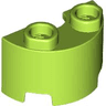 Cylinder Half 1 x 2 x 1