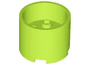 Brick, Round 3 x 3 x 2 with Recessed Center and Axle Hole
