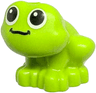 Frog, Friends Style, Sitting with Black and White Eyes and Mouth Pattern (Hopper)