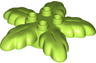 Duplo, Plant Palm Tree Leaves Small 6 x 6 with 4 Top Studs