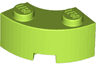 Brick, Round Corner 2 x 2 Macaroni with Stud Notch and Reinforced Underside