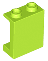 Panel 1 x 2 x 2 with Side Supports - Hollow Studs