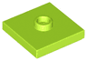 Plate, Modified 2 x 2 with Groove and 1 Stud in Center (Jumper)