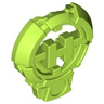 Hero Factory Chest Badge with 'H' and Flat Bottom