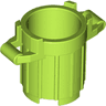 Container, Trash Can with 4 Cover Holders