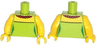 Torso Simpsons Dress with Red Necklace Pattern / Yellow Arms / Yellow Hands