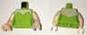 Torso Female Strapless Top with Light Nougat Neck, Curved Cut Across Back Pattern / Light Nougat Arms / Light Nougat Hands