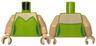 Torso Female Strapless Top with Light Nougat Neck, Straight Cut Across Back Pattern / Light Nougat Arms / Light Nougat Hands