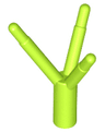 Plant Flower Stem with Bar and 3 Stems Long